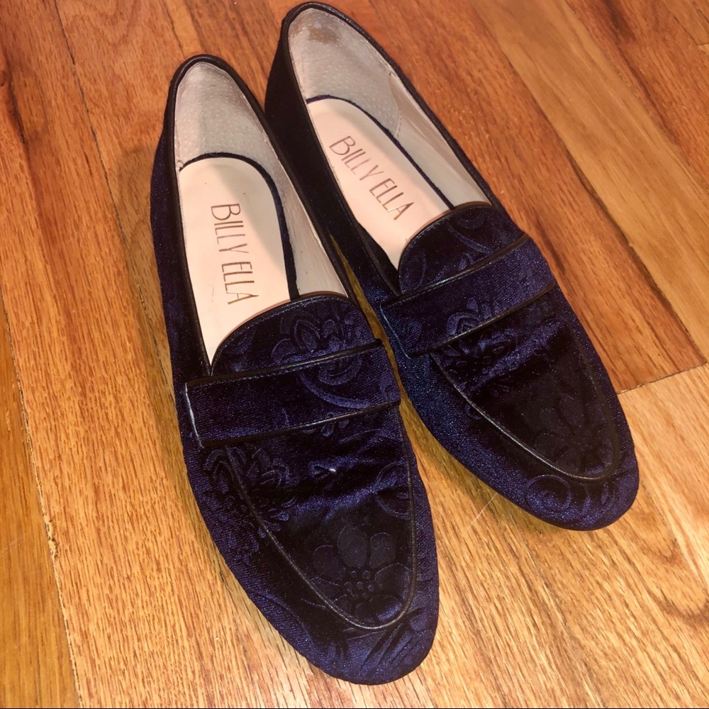 Blue Suede Loafers